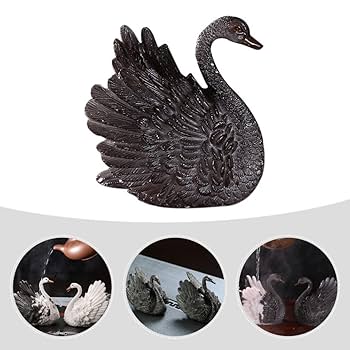Amazon.co.jp: NUOLUX 白鳥 はくちょう 置物 オブジェ お湯で色